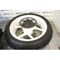 Kawasaki 06-07 ZX10R NINJA rear wheel rim with tyre sprocket & rotor