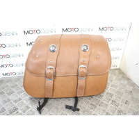 Indian Scout 2016 OEM Tan leather right side pannier luggage bag