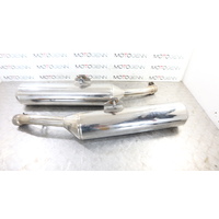 Yamaha FJR 1300 AE 2009 pair of exhaust pipe mufflers - dents & scratches