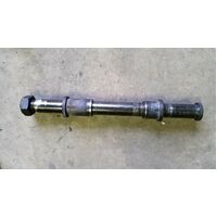 Megelli 250 front wheel spindle axle shaft with nut and spacers