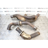 Aprilia Dorsoduro 750 2012 exhaust down pipe headers manifold